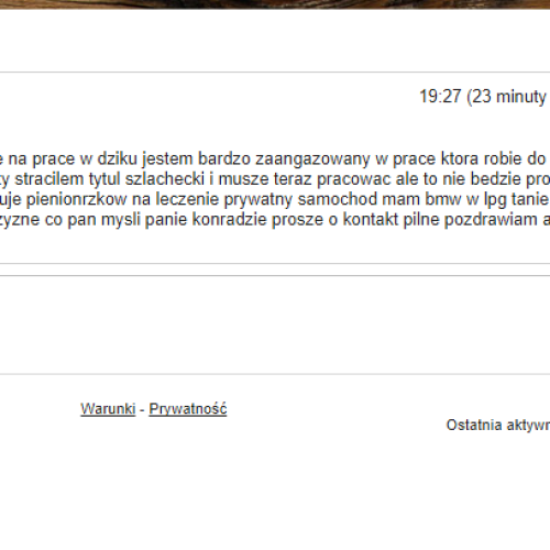 Zaczęły pojawiać się realne oferty współpracy